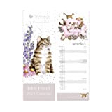 Wrendale Designs - Calendario sottile "Feline Friends" 2023