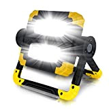 WULE-RYP Lampada da Lavoro a LED 200W Lampada da Lavoro Portatile USB Ricaricabile Torcia da Campeggio Lanterna Resistente all'Acqua Resistente ...
