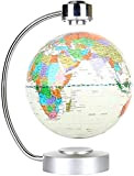 WXXW 8 Pollici Globo Levitazione Magnetica Bianca Magnetic Floating Globe per La Decorazione della Scrivania Dell'Ufficio Domestico del Regalo dei ...
