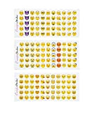 Xpizo Adesivi Emoji Emoticon più Popolari Fresco educativo e Divertente 12 Fogli