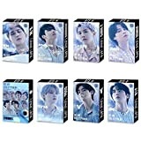 XYCJBATTERY 8 confezioni/240 pezzi BTS Merchandise Proof Lomo Card KPOP Photocards Biglietto di auguri con scatola di cartoline..