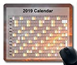 Yanteng 2019 Calendario tappetini per Mouse, Tappetino per Mouse, notizie sul Cielo Tappetino per Mouse da Gioco