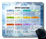 Yanteng Calendario 2019 con tappetini per Le Vacanze Importanti, Tappetino per Mouse, Tappetino per Mouse da Gioco