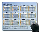 Yanteng Tappetino per Mouse Calendario 2019 per Giochi, Mesi di Calendario Tappetino per Mouse da Gioco, Calendario 2019 con Dettagli ...