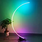 YOOBB LED Angolo RGB Lampade da Terra A Colori Cambiano Chiaro Luce Natalizia Atmosfera Colorata Luce 358 modalità Dimmer con ...