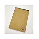 youler Sketchbook, Blocco Schizzi, A4 (29,7 * 21 cm), 60 Pagine (30 Pagine), Carta priva di acidi 160 g/m², Rilegatura ...