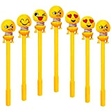 YouYuer 20PCS Penna gel Emoji Carina Penna gel a Forma di Emoji Penna a Forma di Emoji del Fumetto Penna ...