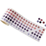 YUBX Morandi Washi Tape Set Masking Tape, 1250 punti, adesivi per diario, ploma, scrapbooking, 60 mm x 3 m (Twilight)