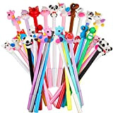 YueChen 30x Penna gel animale del fumetto,Divertente penna -Materiale Scolastico Regalo dei Bambini, for festa di compleanno bambini party Festival