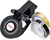YUENX Mini Stampante per Etichette 3D Goffratura Macchina da Scrivere Macchina per Scrivere fai da te con Nastro da Taglio ...
