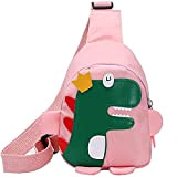 Zaino per bambini Carino Leggero Dinosauro Crossbody Bag Anti Theft Satchel Mini Busto Borsa a Tracolla Messenger Bag Per Ragazzi ...