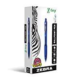 Zebra Pen Z-Grip Retractable Ballpoint Pen, Fine Point, 0.7mm, Blue Ink, 12-Pack (23920)