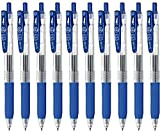 Zebra Sarasa Clip 0.5 Penna a inchiostro gel retrattile, impugnatura in gomma, 0,5 mm, inchiostro blu, valore di 10 pezzi, ...