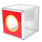 Zerodeko Clear Ticket Box Urne Box Lotteria Piazza Scatola di Donazione di Beneficenza Casella dei Suggerimenti Bonus di Carta Draw ...