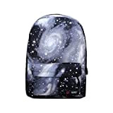 ZIXIANG Star Girl Student Bag Starry Sky Bag Backpack (Color : Black)