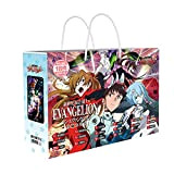 ZIYING Eva Evangelion Anime Fortunato Bag Postcard Badge Poster Bookmark Giocattoli Giocazione Regalo Sacchetto Fan Raccolta Regalo