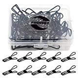 Zoohot confezione da 25 nero piccolo fermacarte - multiuso clothesline clip di utilità